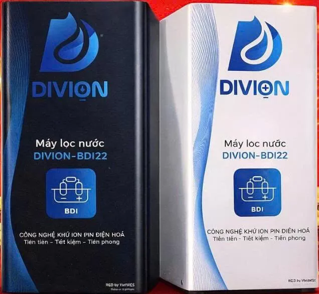Máy xử lý nước DIVION - BDI22 cho khu bếp gia đình – Công nghệ pin điện hóa không lõi lọc